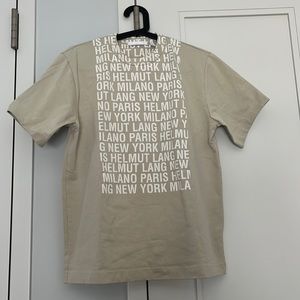 Helmut lang men T-shirt, size XS